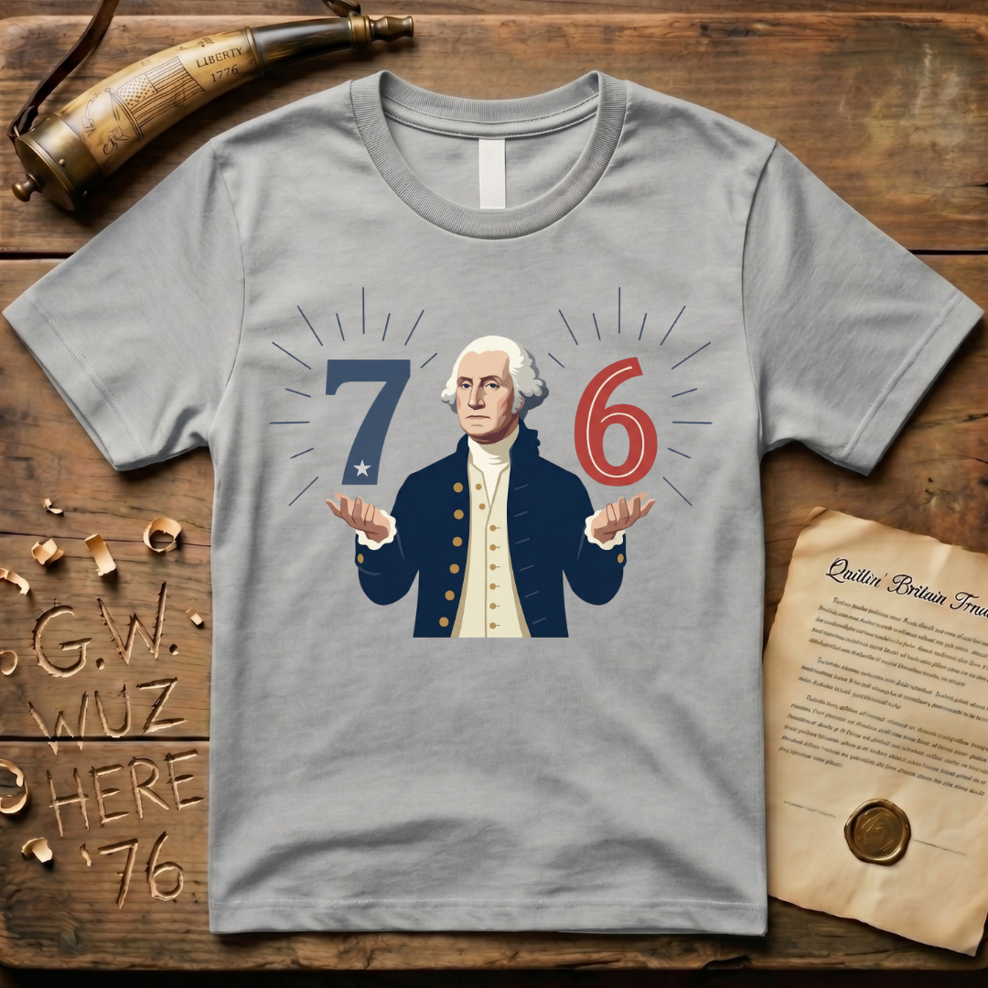 George Washington 1776 6-7 7-6 T-Shirt
