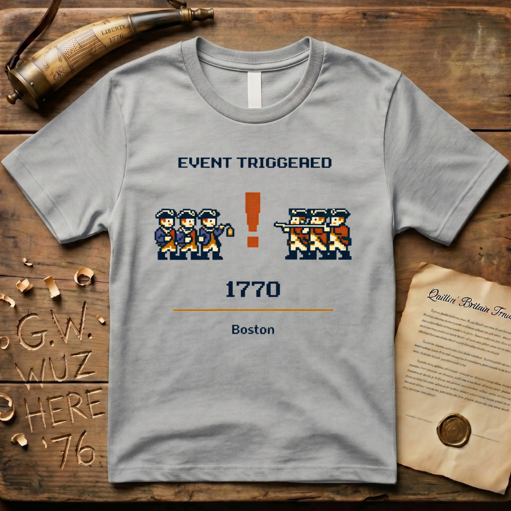 8-Bit Event Triggered Boston 1770 T-Shirt