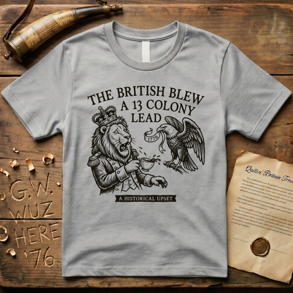 The British Blew a 13 Colony Lead Meme Design T-Shirt