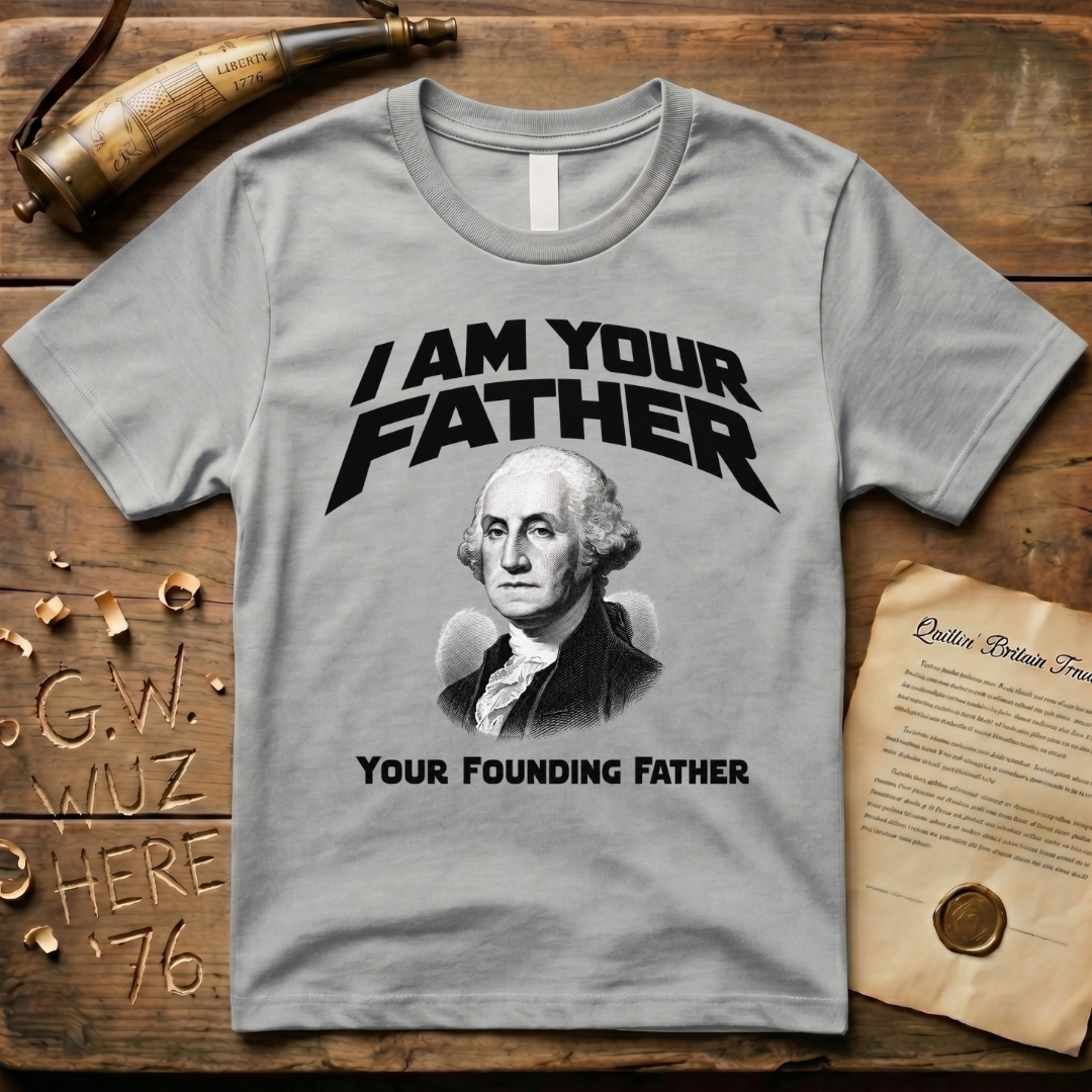 George Washington I Am Your Founding Father Light Father's Day T-Shirt