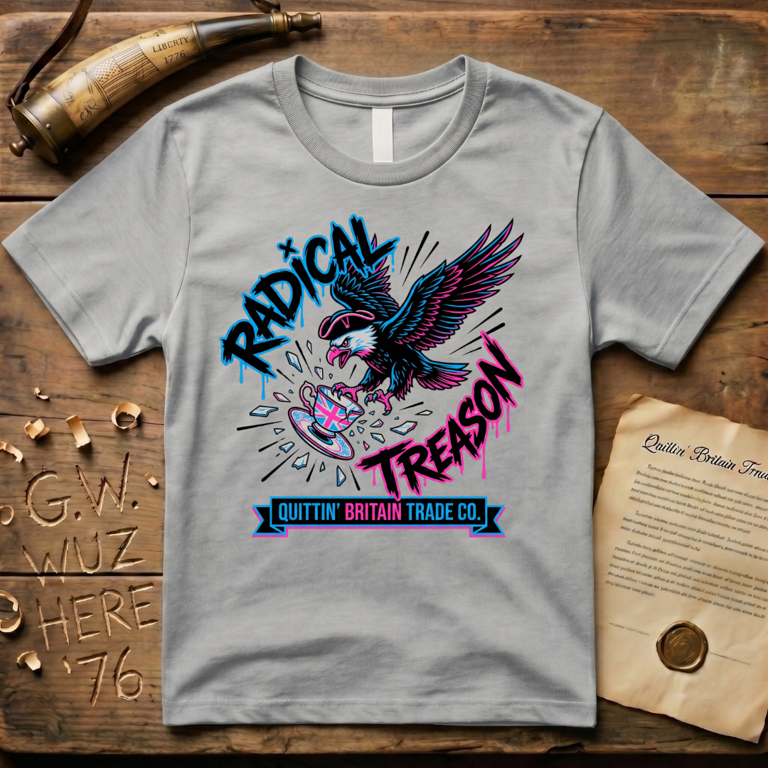 Quittin' Britain Trade Co. Radical Treason Eagle T-Shirt