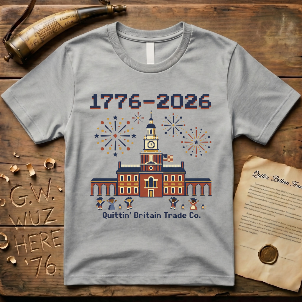 8-Bit Semiquincentennial Celebration 1776-2026 T-Shirt