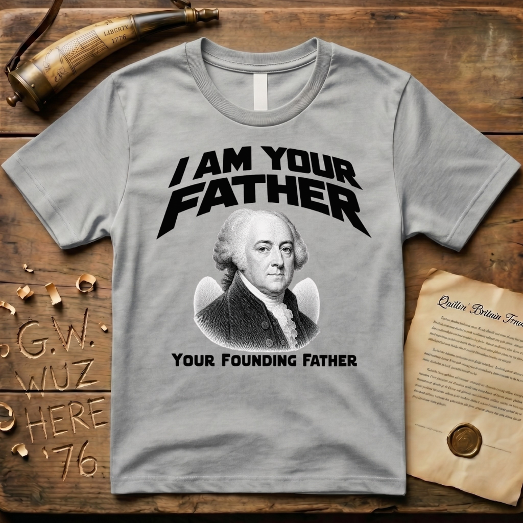 John Adams I Am Your Founding Father Light Father's Day T-Shirt
