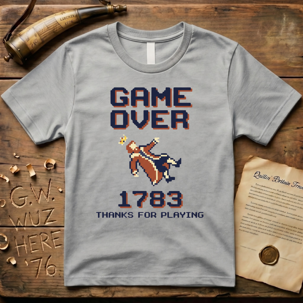 8-Bit Game Over King George 1783 T-Shirt