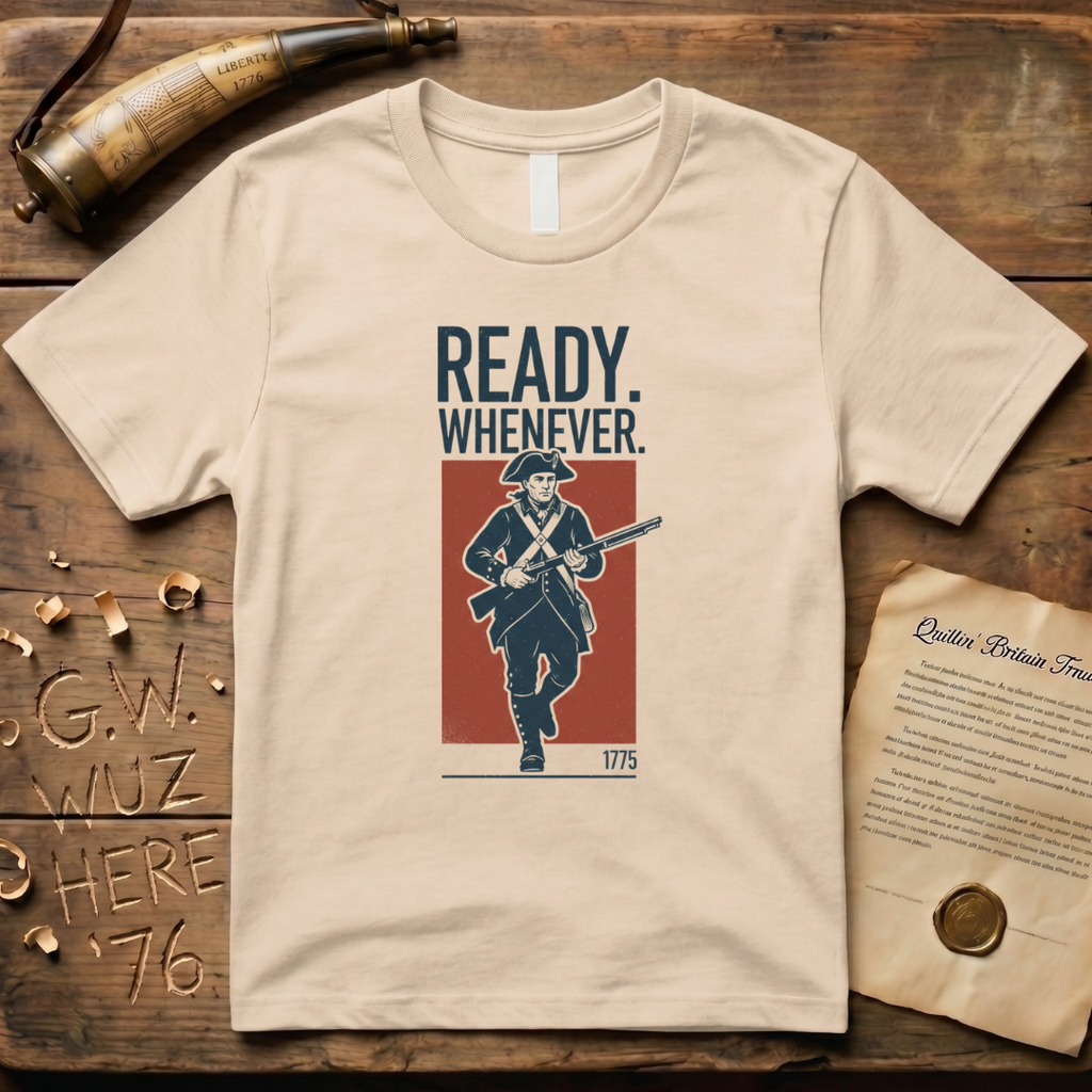 Minutemen Ready Whenever 1775 T-Shirt
