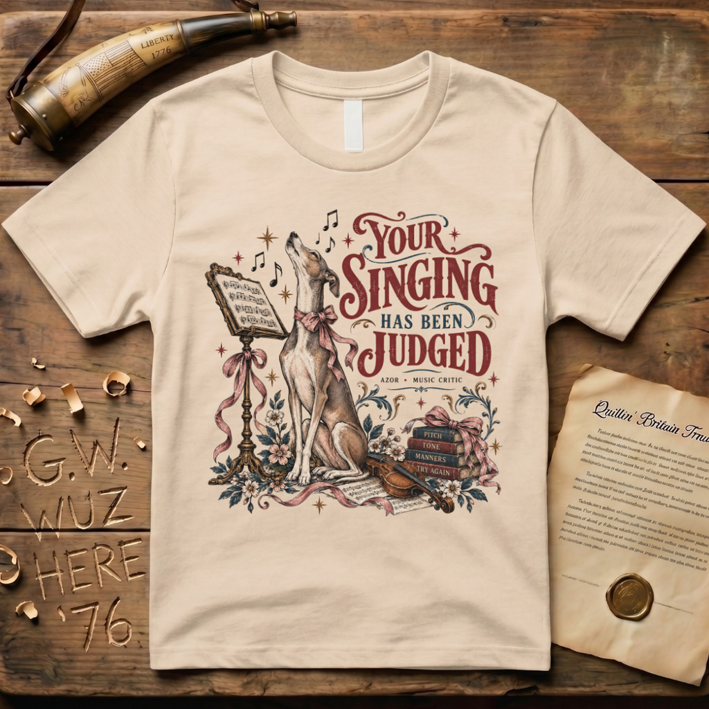 Azor - Baron von Steuben's Singing Italian Greyhound T-Shirt