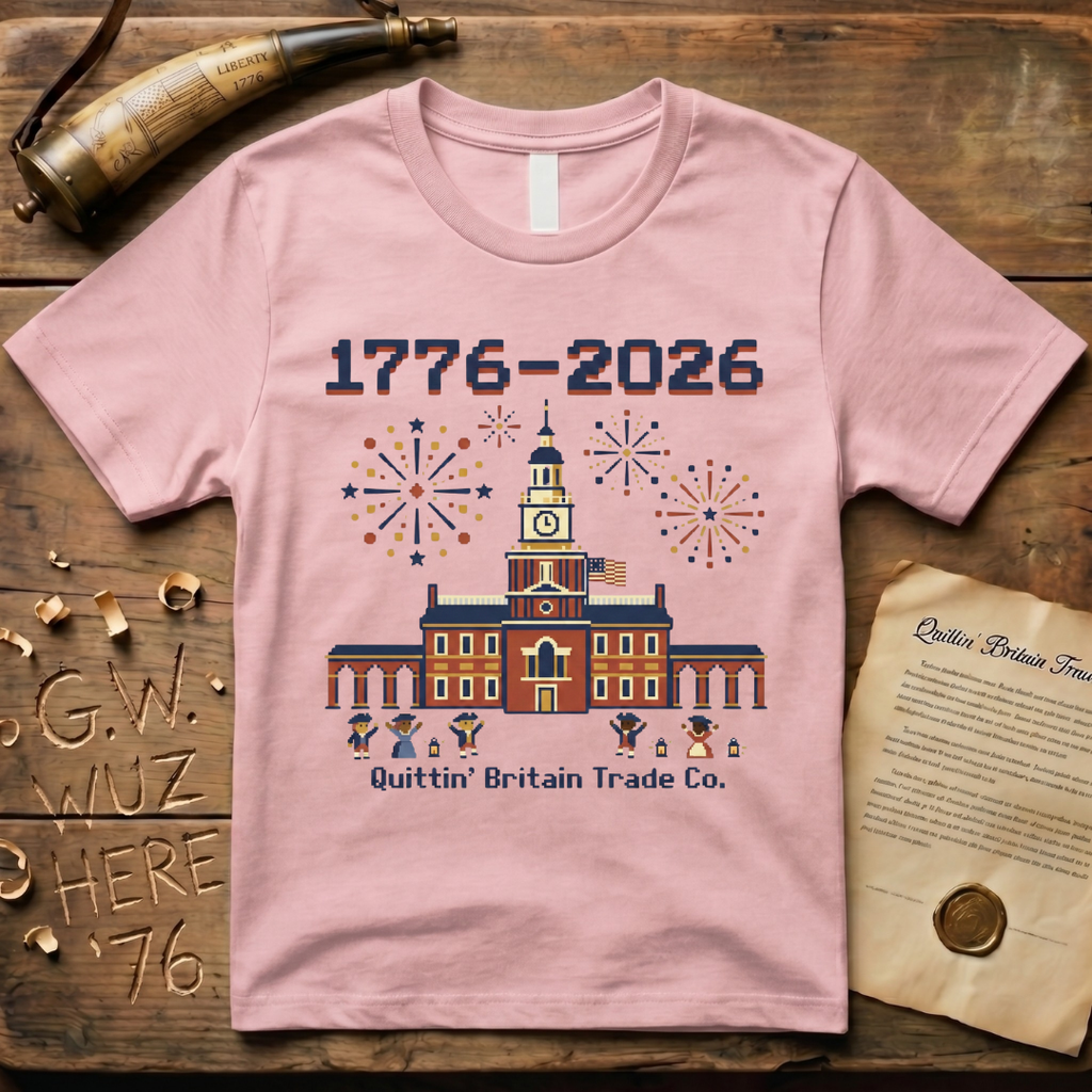 8-Bit Semiquincentennial Celebration 1776-2026 T-Shirt