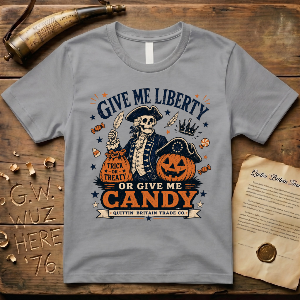 Give Me Liberty or Give Me Candy Halloween T-Shirt