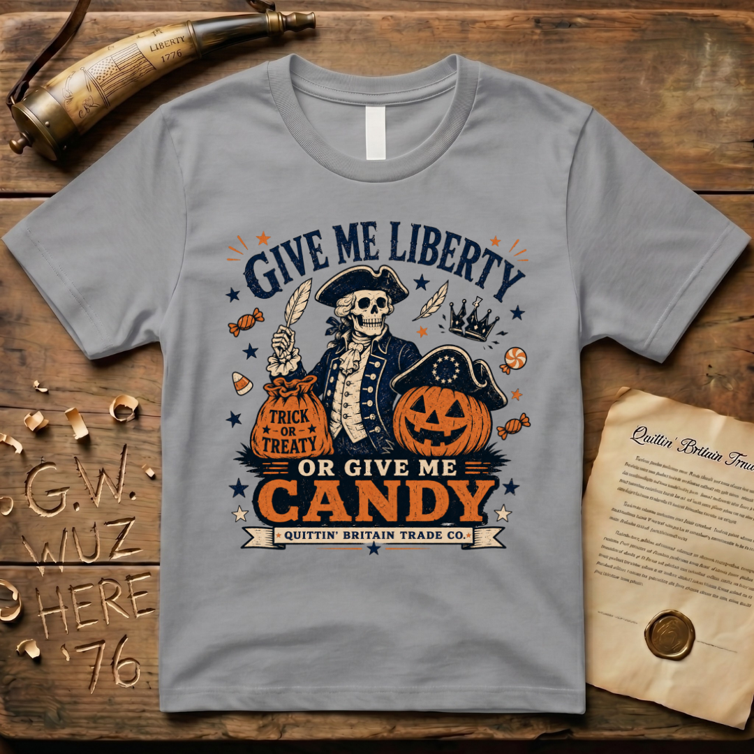 Give Me Liberty or Give Me Candy Halloween T-Shirt