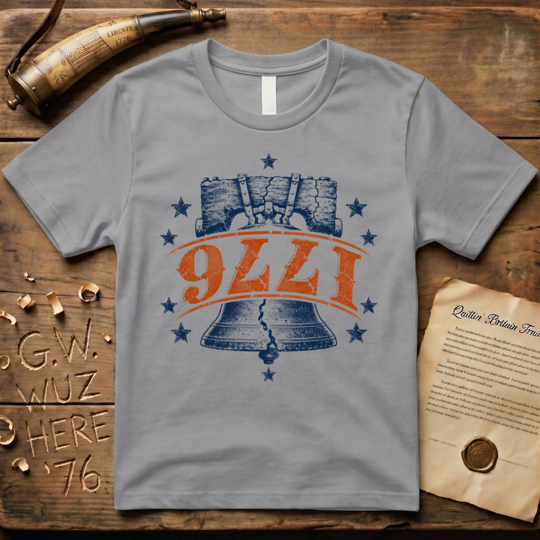 Upside Down 1776 Liberty Bell T-Shirt