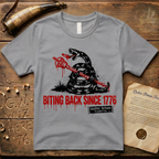 Quittin' Britain Trade Co. Biting Back Since 1776 Timber Rattlesnake T-Shirt