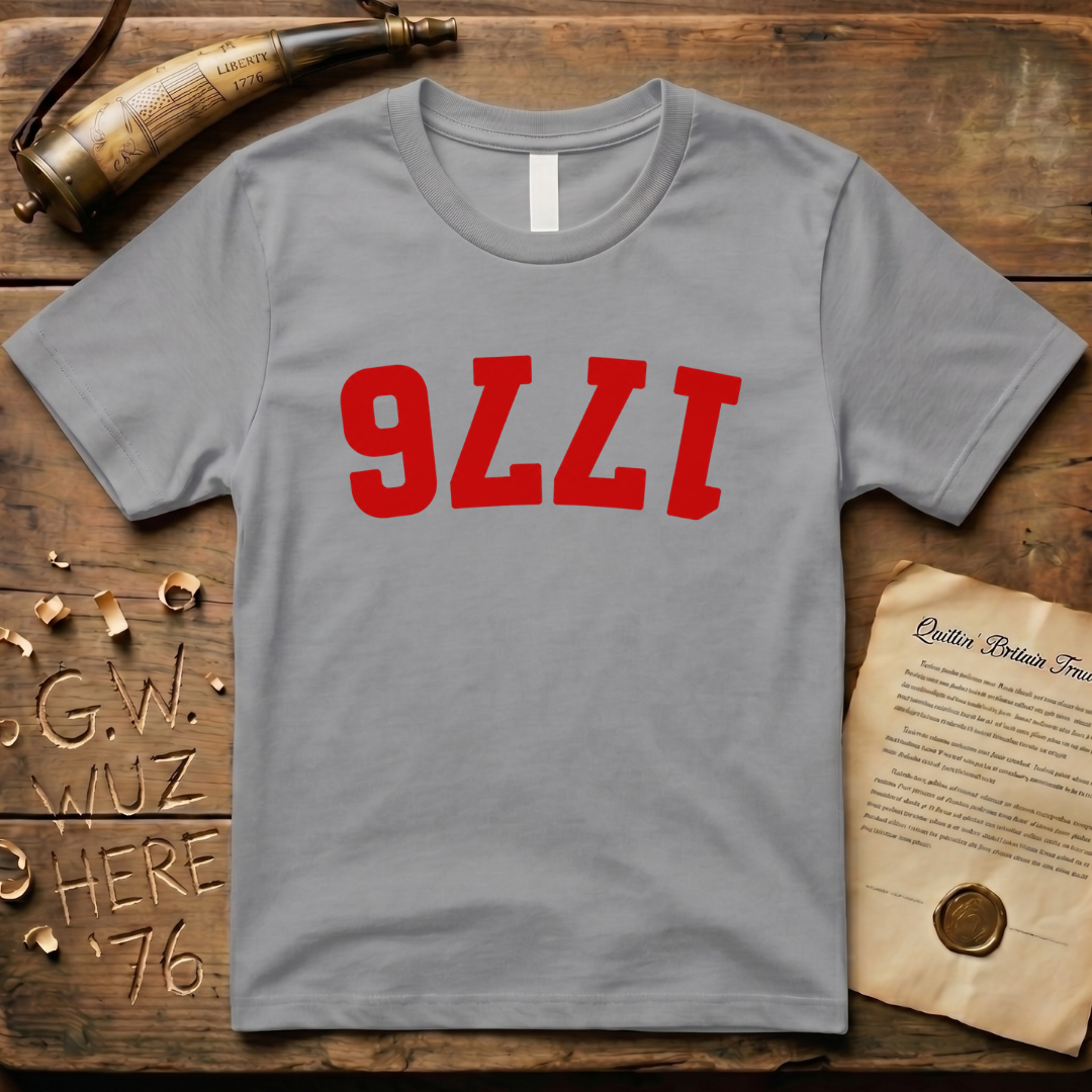 Red Upside Down 1776 T-Shirt