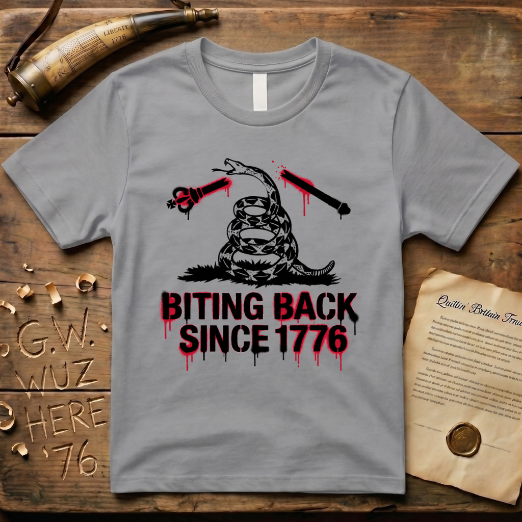 Biting Back Since 1776 Gadsen Snake T-Shirt