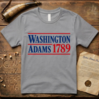 Washington - Adams 1789 Presidential Campaign T-Shirt