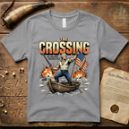 George Washington "The Crossing" "This Christmas Freedom Is Cold" Action Movie T-Shirt