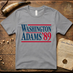 Washington - Adams '89 Classic Presidential Campaign T-Shirt