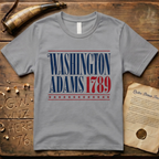 Washington - Adams 1789 Vintage Americana Presidential Campaign T-Shirt