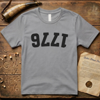 Black Upside Down 1776 T-Shirt