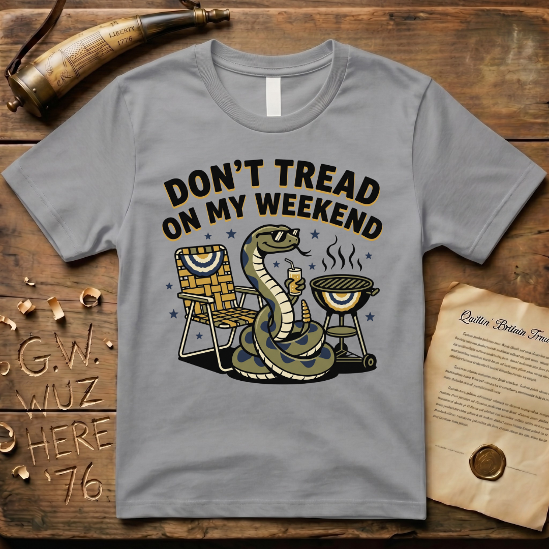 Don't Tread on My Weekend Snake Light T-Shirt