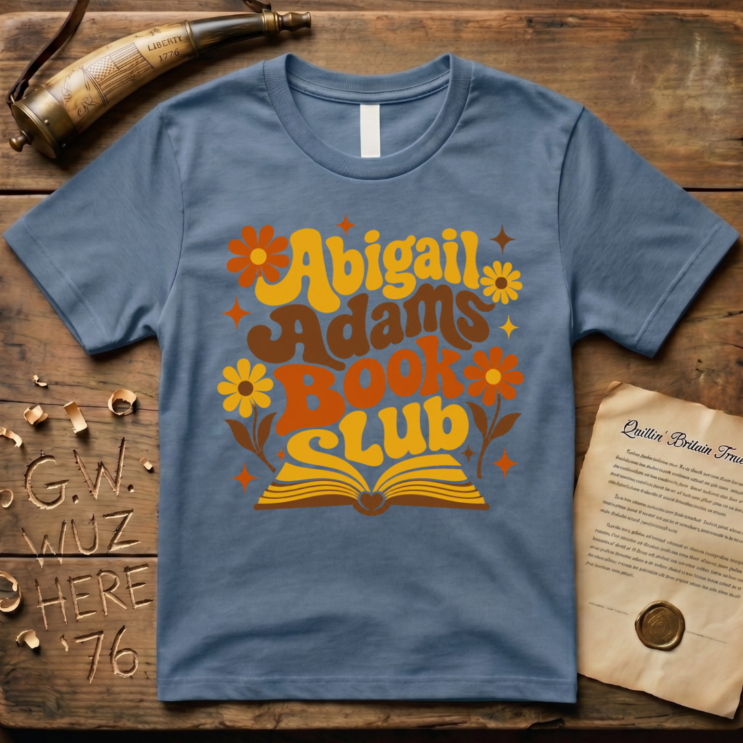 Abigail Adams Book Club 1970's Style T-Shirt