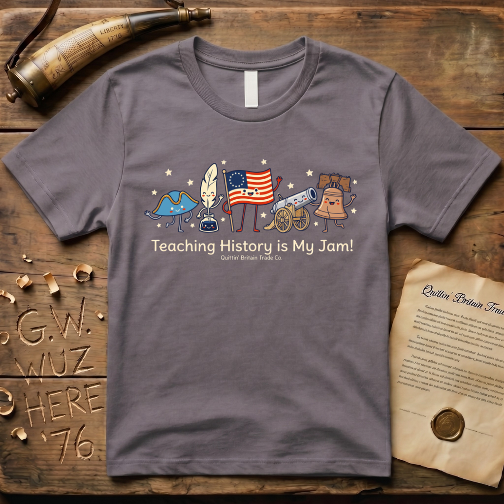 Teaching History is My Jam School Teacher Dark T-Shirt