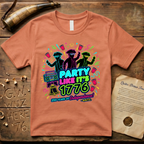 Party Like It's 1776 1980's-Style T-Shirt