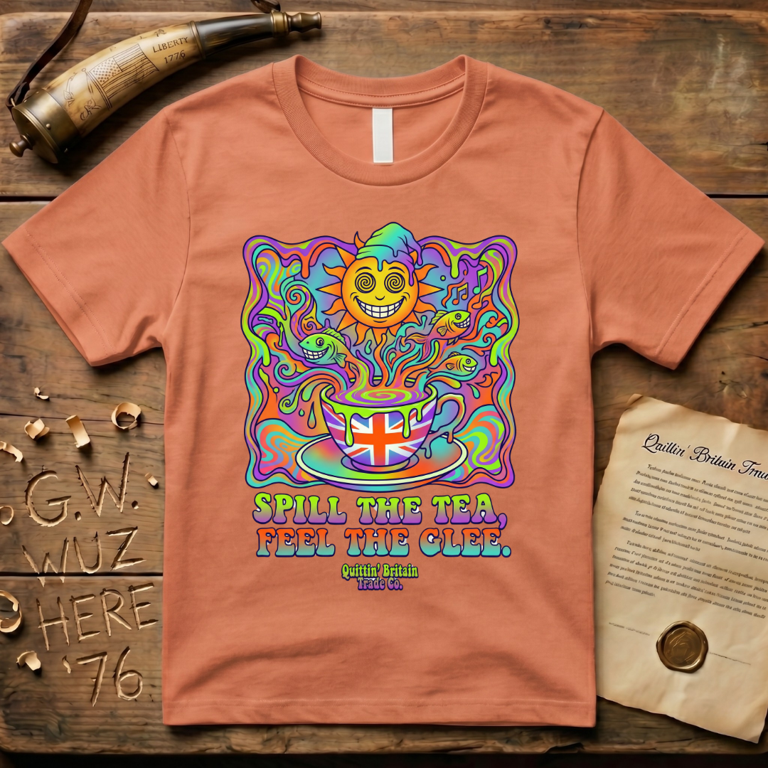 Dopamine Psychedelic Spill The Tea, Feel The Glee T-Shirt