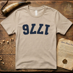 Navy Blue Upside Down 1776 T-Shirt