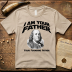 Benjamin Franklin I Am Your Founding Father Light Father's Day T-Shirt