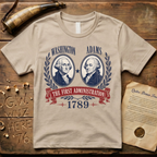 Washington Adams the First Administration 1789 Campaign T-Shirt