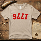 Red Upside Down 1776 T-Shirt