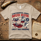 Continental Army Mud Run Liberty Takes Endurance T-Shirt