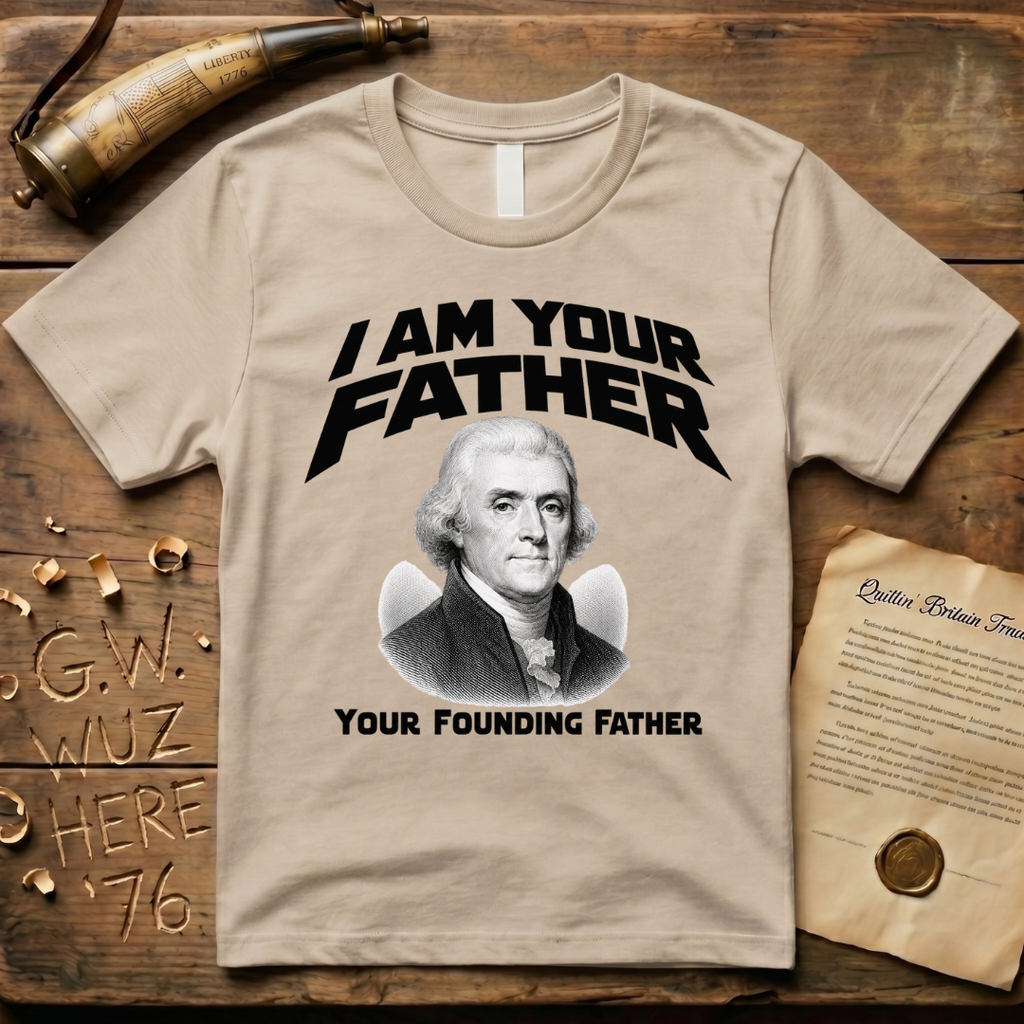 Thomas Jefferson I Am Your Founding Father Light Father's Day T-Shirt