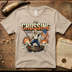 George Washington "The Crossing" "This Christmas Freedom Is Cold" Action Movie T-Shirt