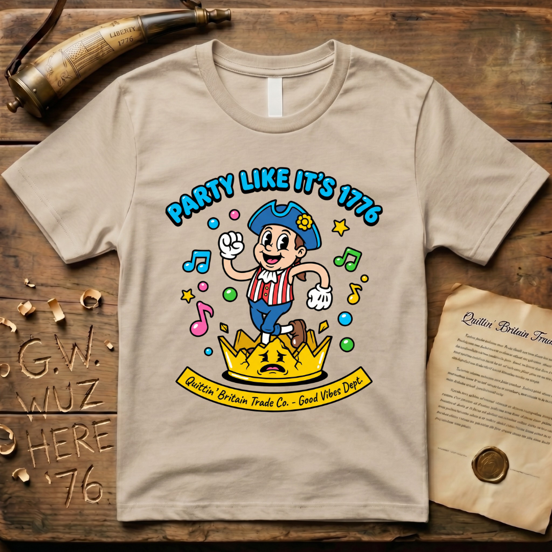 Party Like It's 1776 Rubber Hose Animation T-Shirt