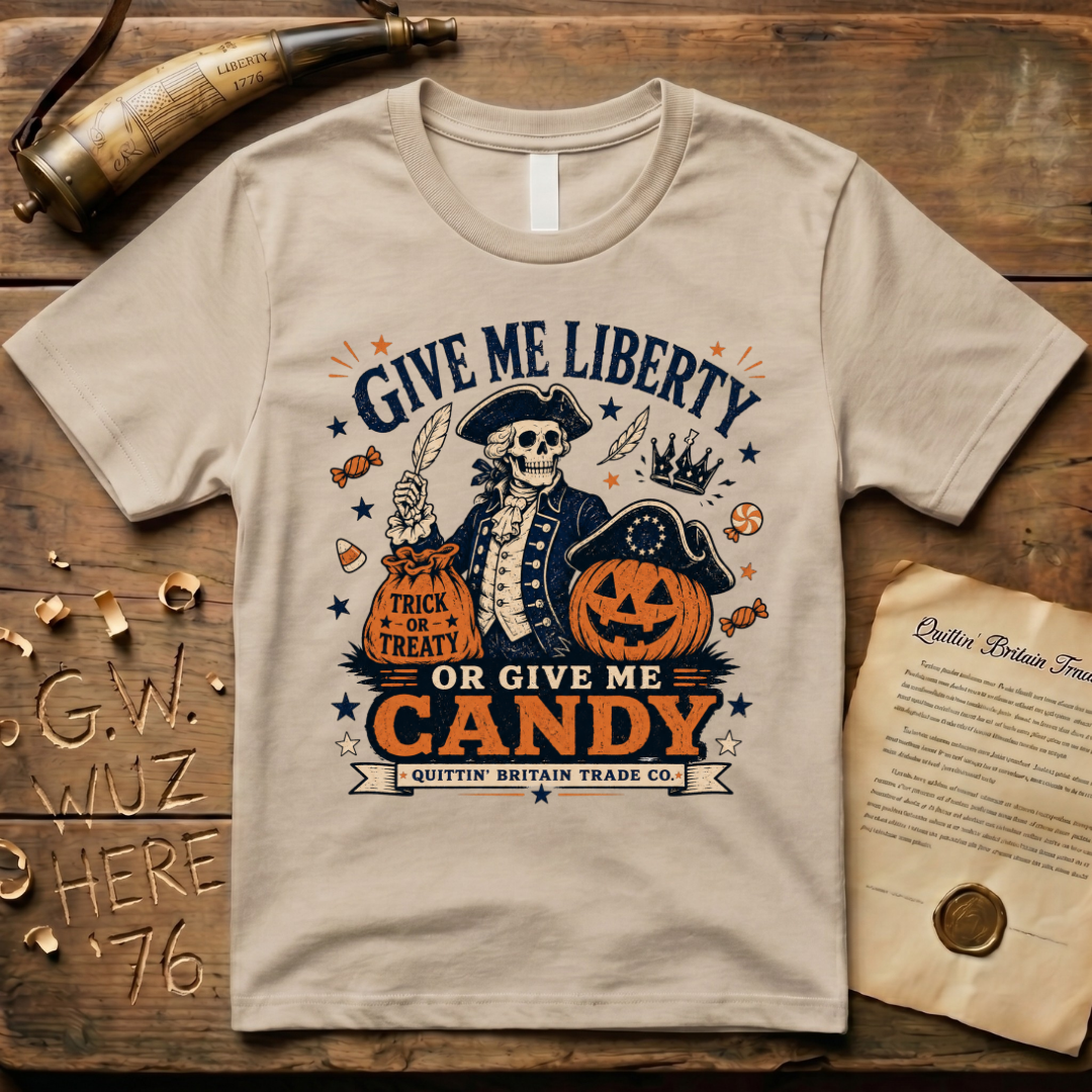 Give Me Liberty or Give Me Candy Halloween T-Shirt