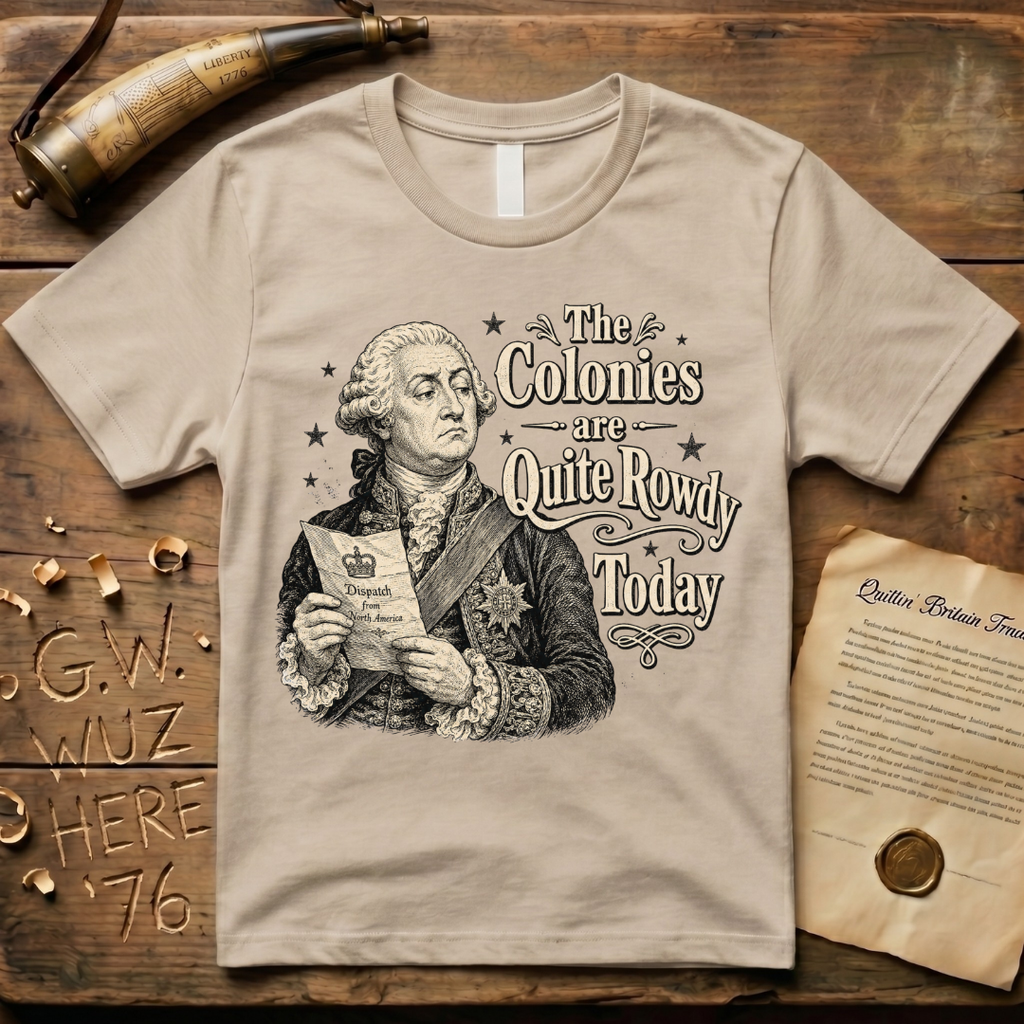 King George The Colonies are Quite Rowdy Today T-Shirt