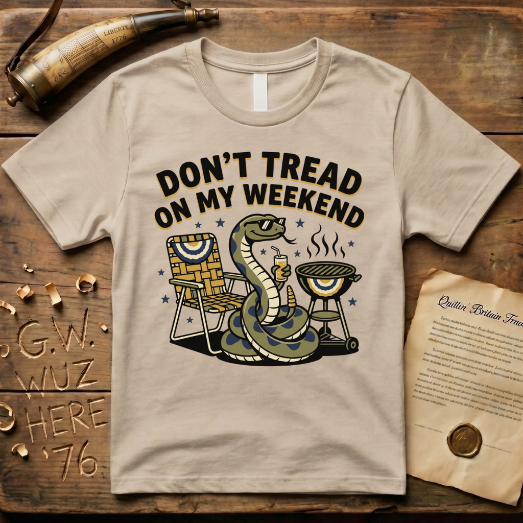 Don't Tread on My Weekend Snake Light T-Shirt