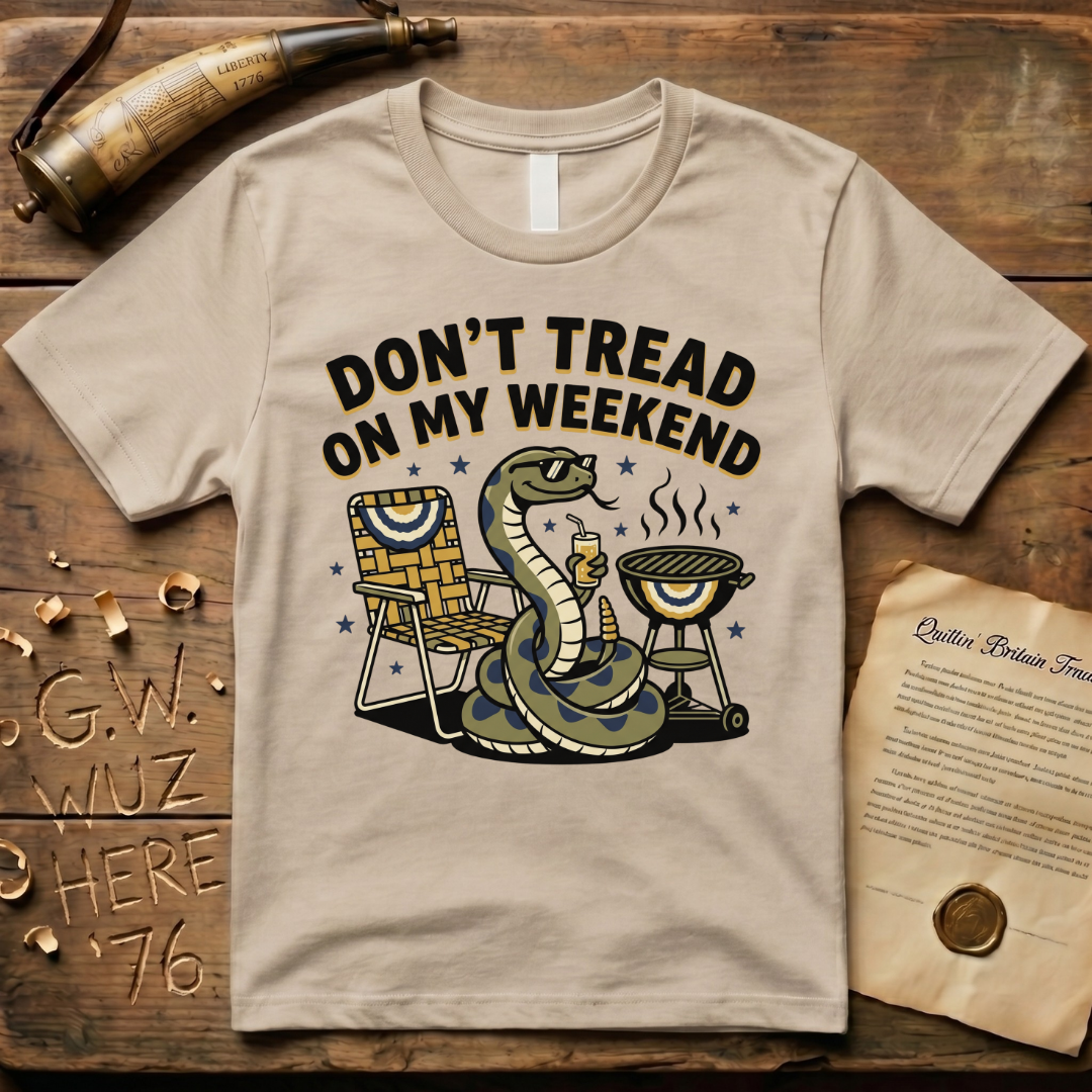 Don't Tread on My Weekend Snake Light T-Shirt