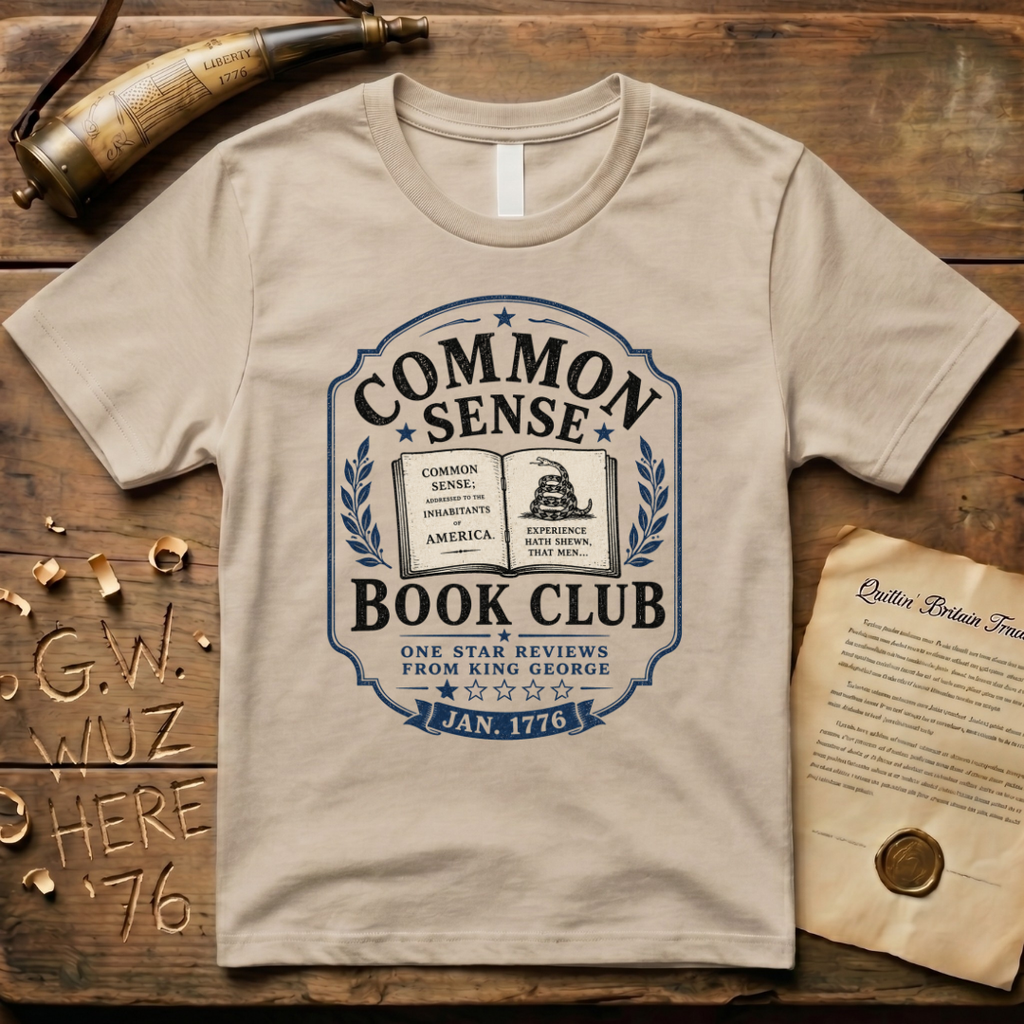 Thomas Paine Common Sense Book Club Light T-Shirt