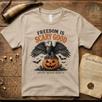 Freedom is Scary Good American Eagle Pumpkin Halloween T-Shirt