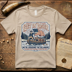 Get in Loser We're Crossing the Delaware Printed Patch T-Shirt