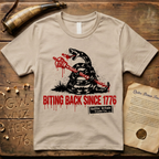 Quittin' Britain Trade Co. Biting Back Since 1776 Timber Rattlesnake T-Shirt