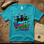 Party Like It's 1776 1980's-Style T-Shirt