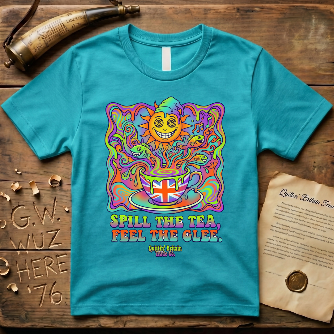 Dopamine Psychedelic Spill The Tea, Feel The Glee T-Shirt
