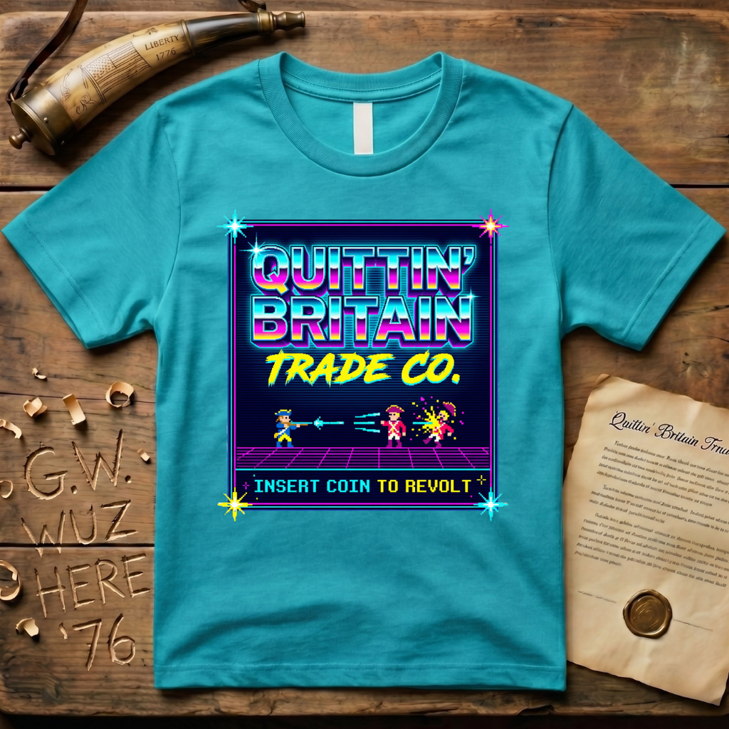 8-Bit Insert Coin To Revolt Arcade-Style T-Shirt