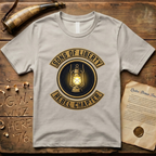 Sons of Liberty Rebel Chapter Printed Motorcycle Gang-Style Patchwork T-Shirt