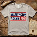 Washington - Adams 1789 Presidential Campaign T-Shirt
