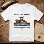 8-Bit Level Delaware River Christmas Night Raid 1776 T-Shirt