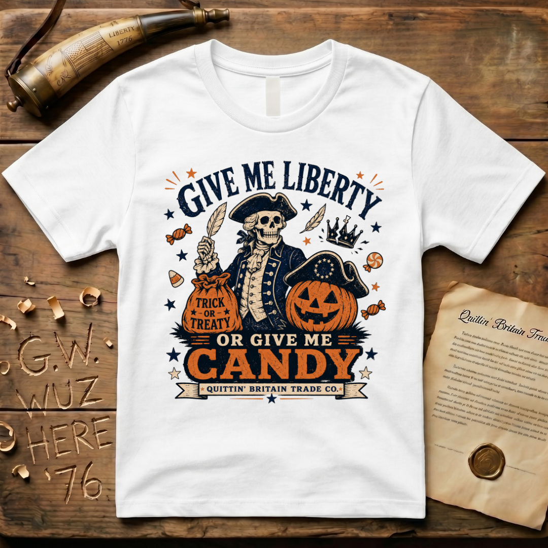 Give Me Liberty or Give Me Candy Halloween T-Shirt